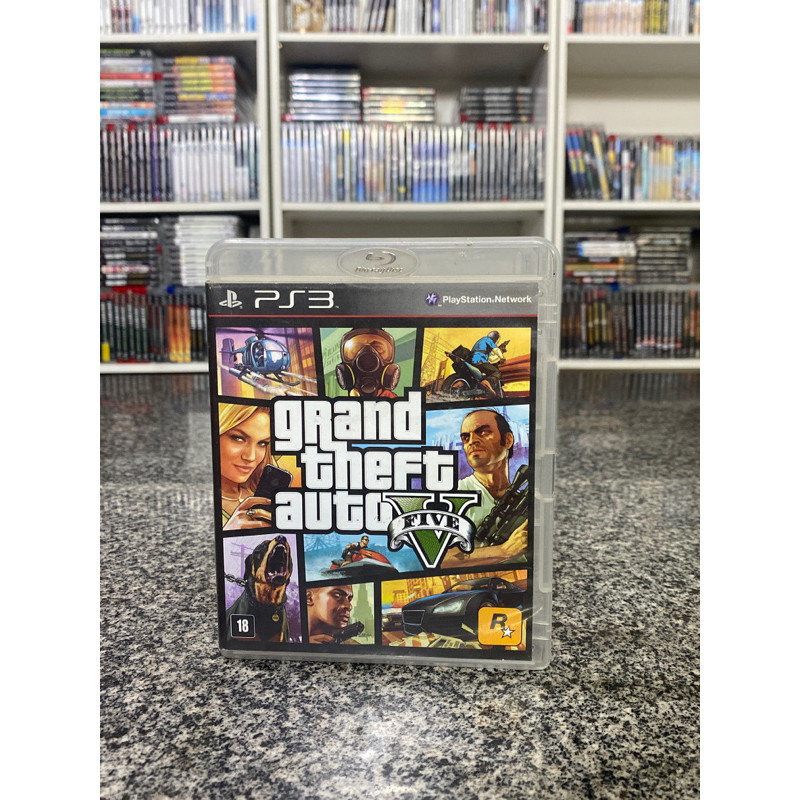 Grand Theft Auto V Gta V 5 Ps3 Playstation 3 Jogo Midia Fisica Original Shopee Brasil 7052