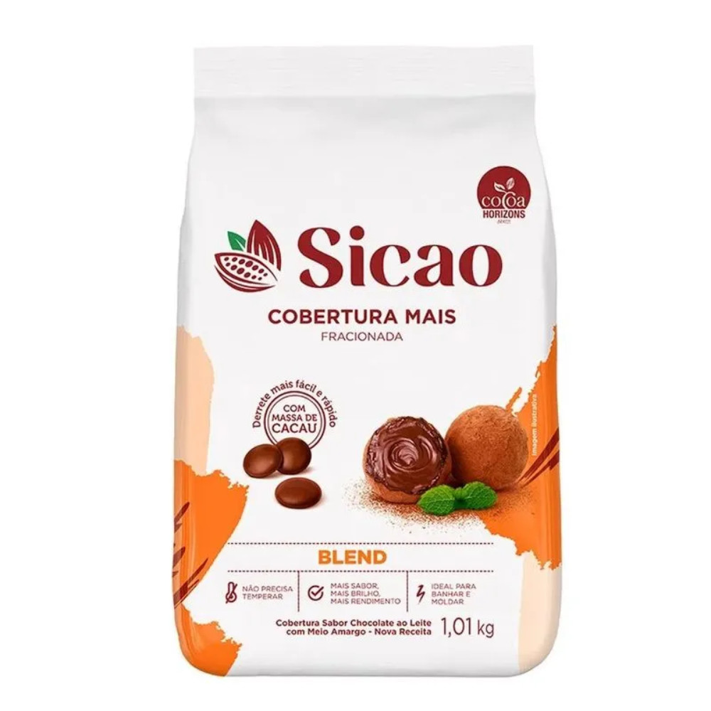 Sicao Cobertura Fracionada Chocolate Blend 1,01kg