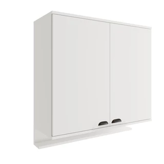 Aéreo de Cozinha 800mm 2 Portas Lótus Carraro Branco