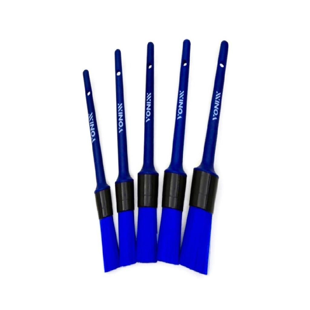 KIT 5 PINCEIS DETALHAMENTO EXTERNO VONIXX