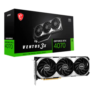 Placa de Vídeo MSI GeForce RTX 4070 TI Ventus 3X 12GB GDDR6X 192 bits