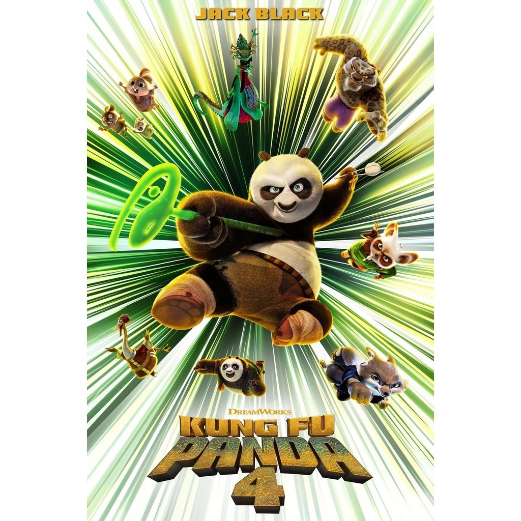 Poster Cartaz Kung Fu Panda 4 A | Shopee Brasil