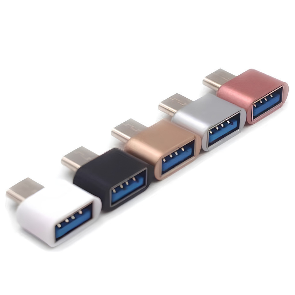 Conector Adaptador OTG USB 2.0 Femea para Micro USB V8 Macho jorgestore
