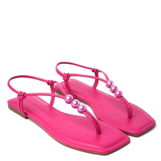 Rasteira Sandália Rosa Pink Enfeite Glass 1380.28_13