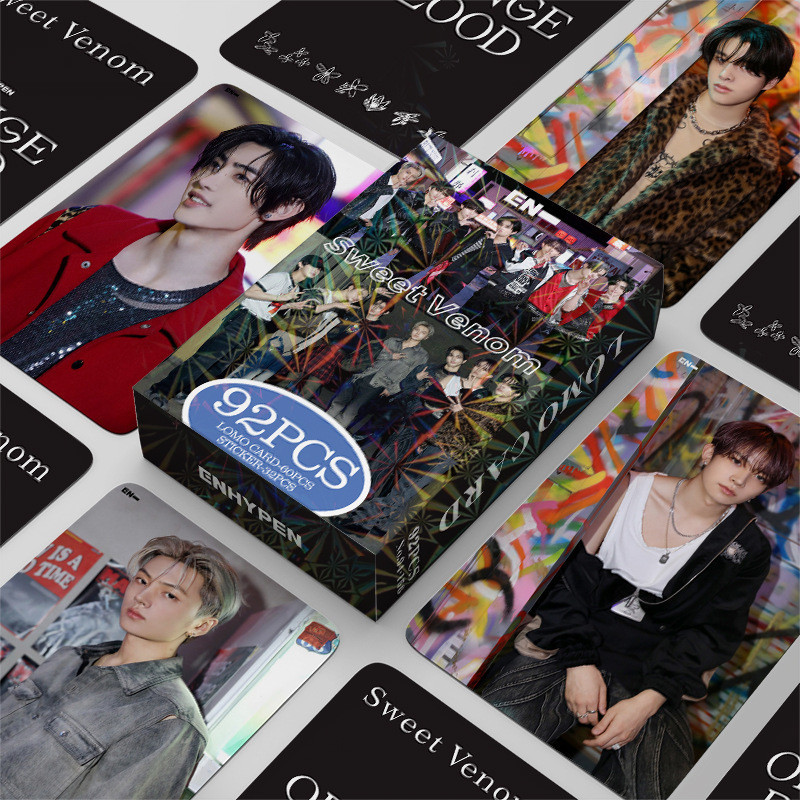KPOP 92pcs/BOX ENHYPEN YOU FATE Photocards Álbum LOMO Cartão