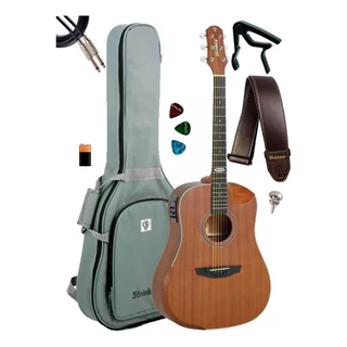 Kit Violao Strinberg Sd201hcr Folk Eletroacustico Acessorios em Oferta na Shopee