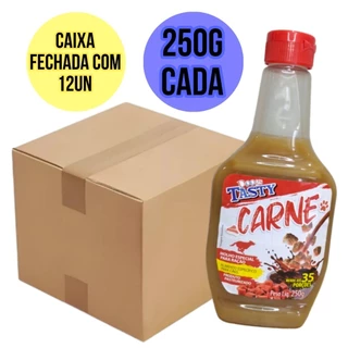 12 Molho Para Ração Cachorro Especial Caixa Fechada 250g Ipet Tasty - Envio Imediato