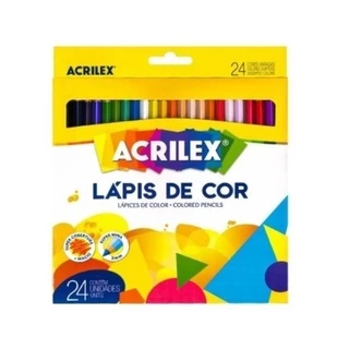 Lápis de Cor - 24 Cores - Acrilex