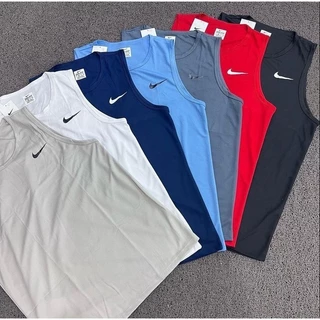 Kit 4 Regatas Nikke Masculina Dri-fit nadador Esportiva Futebol Academia Treino