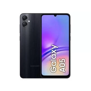 Smartphone Samsung Galaxy A05 128GB - Preto, 4G, RAM 4GB, Câmera 50MP + Selfie 8MP, Tela 6,7"