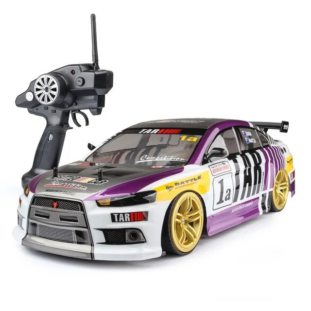 1:10 4wd 70 km/h Rc Drift Car Rodas de deriva Anti-colisão Off