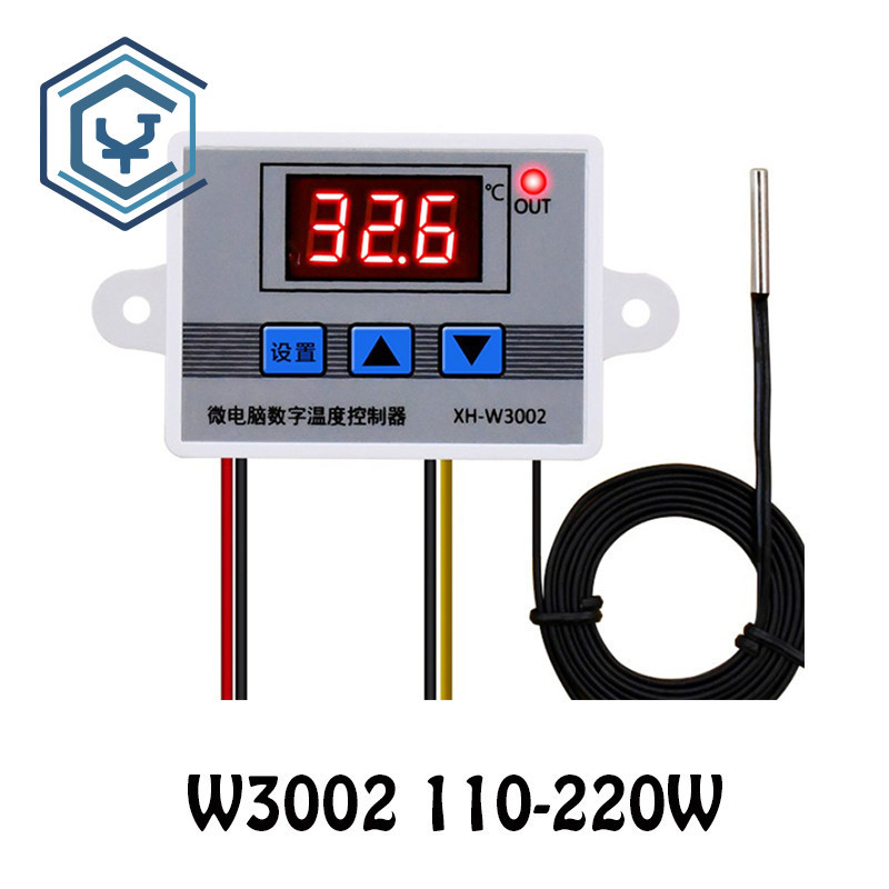 Termostato Digital STC-1000 Controlador De Temperatura AC 110V-220V 10A - Con Sonda NTC Para Frigoríficos, Fermentación, Calefacción