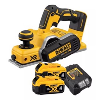 Plaina Elétrica 2 Baterias 20v 4ah Xr Dcp580b Dewalt Bivolt