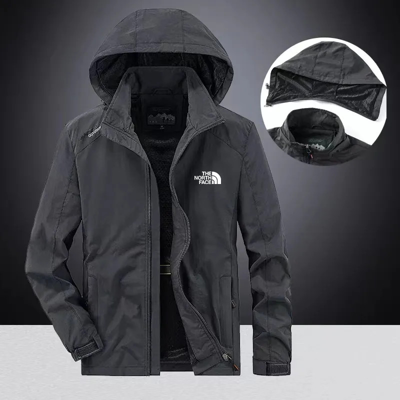 Jaqueta TNF Esporte Ao Ar Livre Quick Dry Windbreaker Removível Tamanho Do Capô Plus