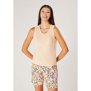 Pijama Curto Feminino Amplo Estampado Hering