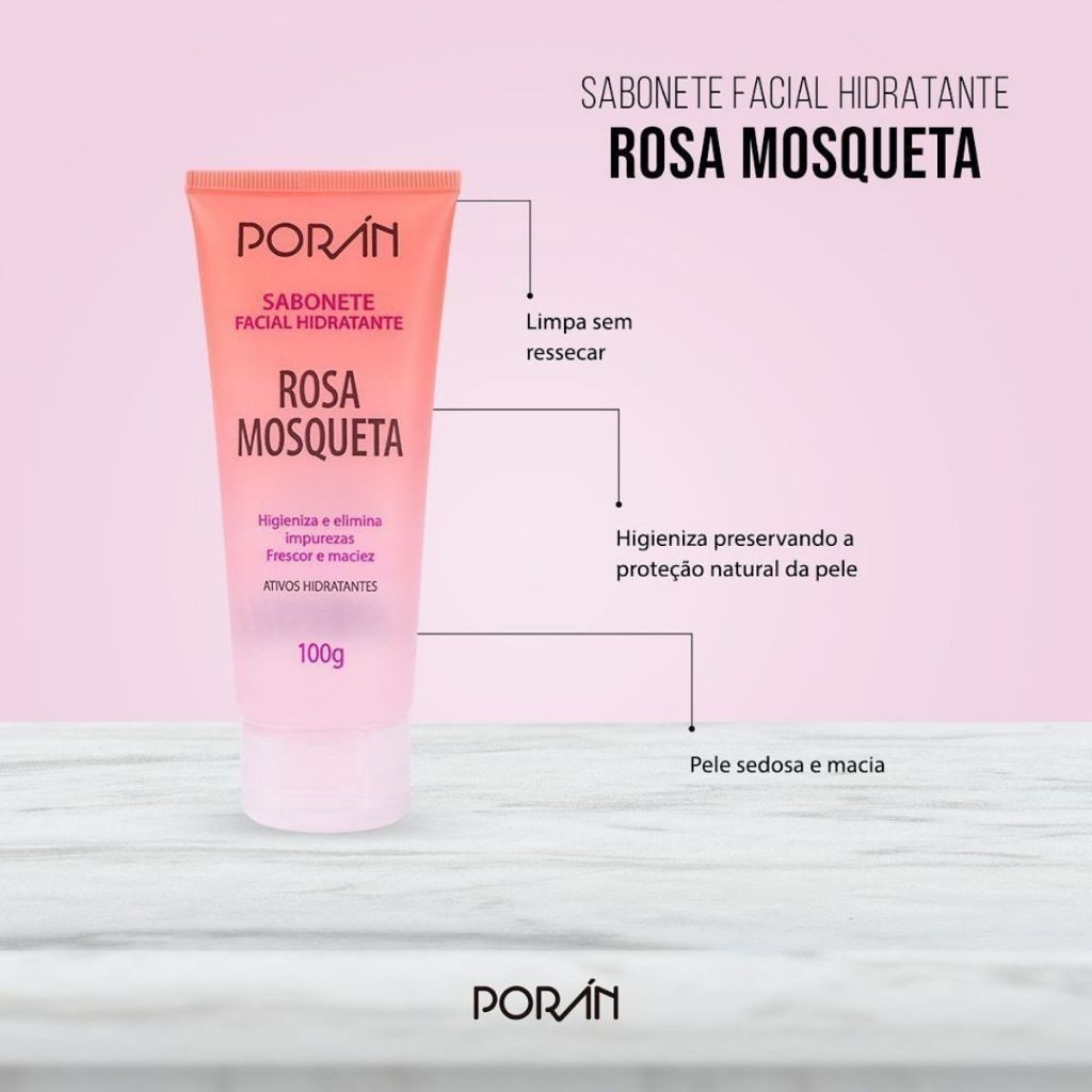 Kit Cuidados com Corpo e Rosto Sabonete Hidratante Esfoliante Óleo