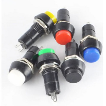 Kit 6pcs Botao On Off PBS-11A / Chave Push Button 3A com Trava On-Off ...
