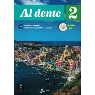 AL DENTE 2 A2   LIBRO DELLO STUDENTE + ESERCIZI + CD + DVD em Oferta na Shopee