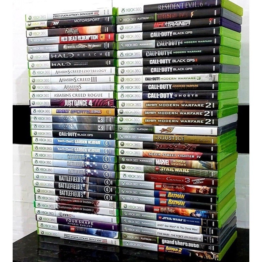 Xbox 360 - Jogos Originais - Mídia Física - Semi-Novos (Pega em Videogame Bloqueado ou Desbloqueado)