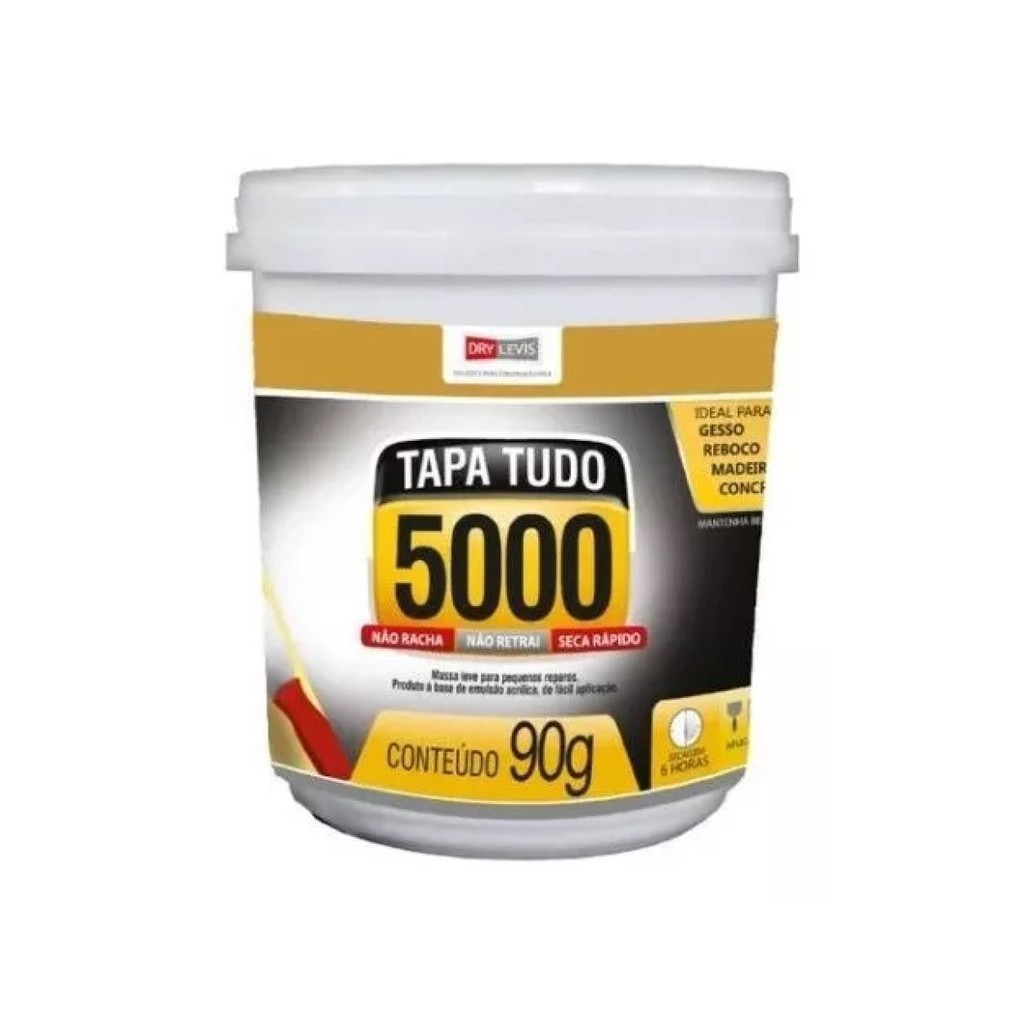 Massa Tapa Tudo Gesso Reboco Madeira Fissuras G Shopee Brasil