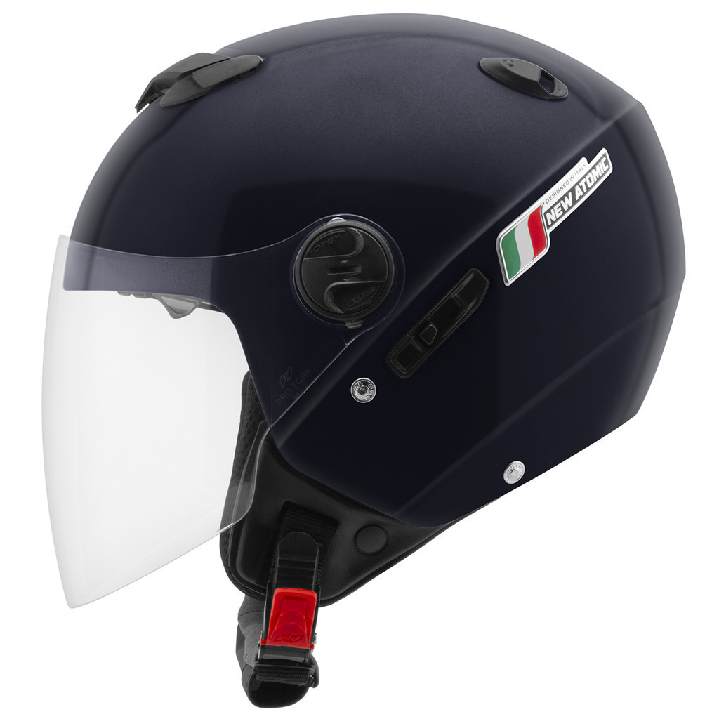 Capacete Aberto Pro Tork New Atomic Elite Premium com Oculos Fume e ...