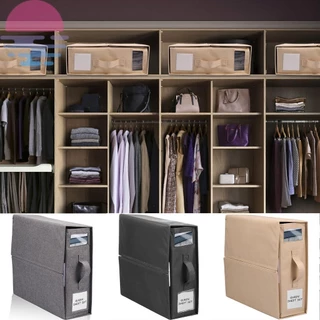 Caixa De Armazenamento De Lençol Com Alça Dobrável Organizador Oxford Pano Cama Grande SHOPSKC8430
