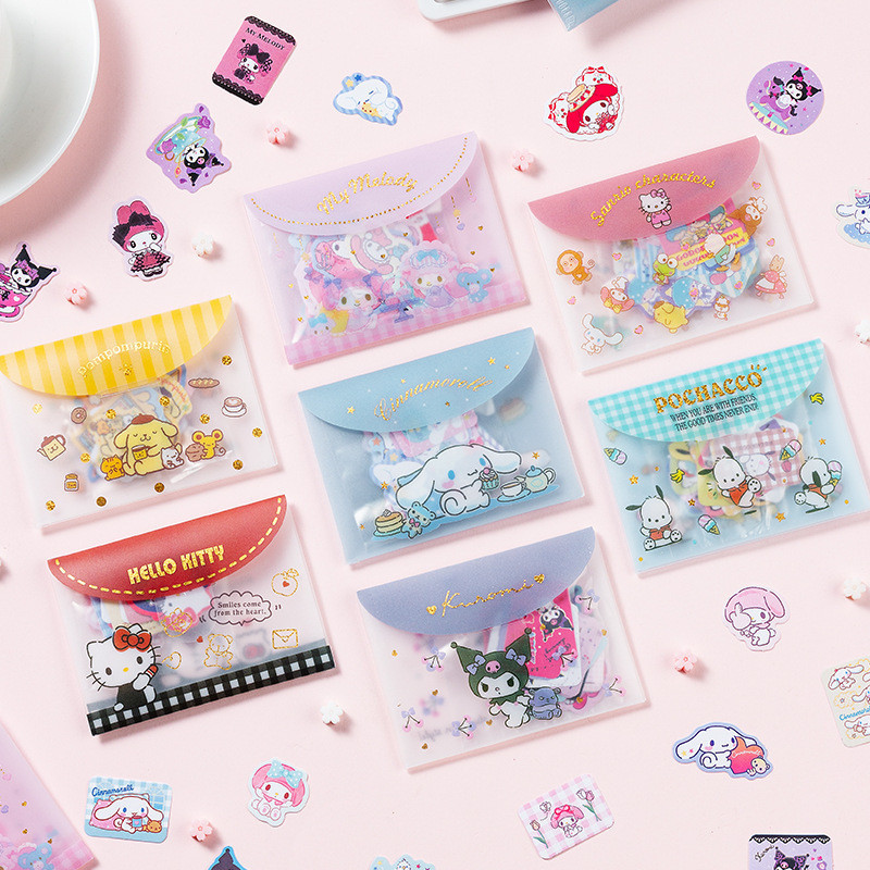 Sanrio Adesivos Kuromi Hello Kitty Pochacco Melody Canela Purin ...