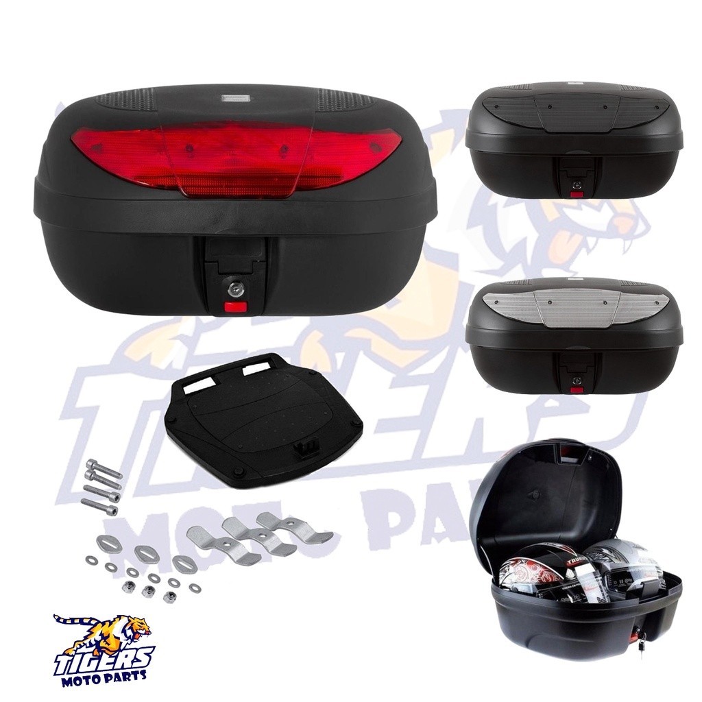 Bau Bauleto Caixa Para Moto Motoboy Pro Tork 45 Litros Novo