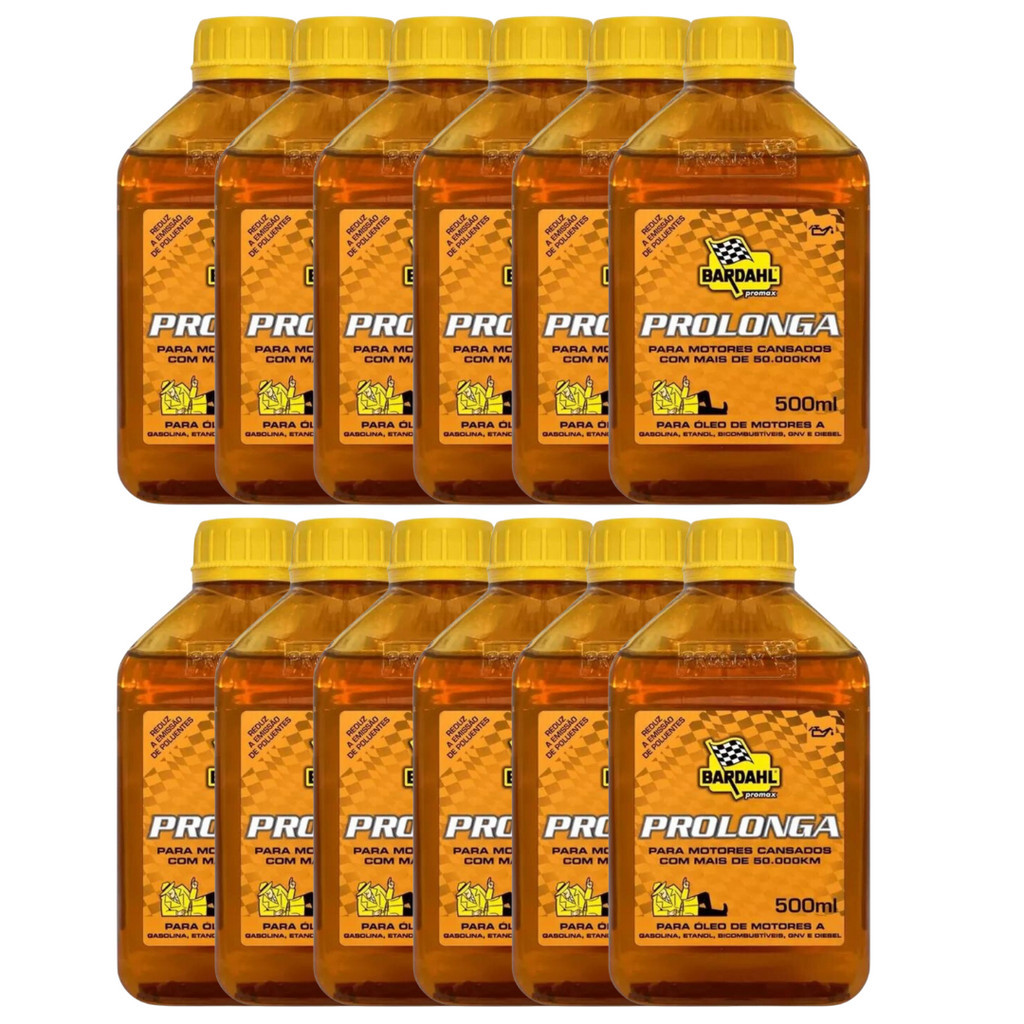 Kit 12 Aditivos Para Motor Cansado Bardahl Prolonga 500ml Original ...
