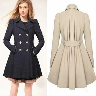 Mais Tamanho S-4XL Casaco De Trincheira Feminino Botões De Peito Duplo Mola Longa Moda Outono Casual Elegante Escritório Formal Trabalho Windbreaker Coat em Promoção na Shopee Mais Tamanho S-4XL Casaco De Trincheira Feminino Botões De Peito Duplo Mola Longa Moda Outono Casual Elegante Escritório Formal Trabalho Windbreaker Coat