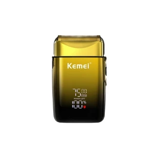 Máquina Barbear Shaver Kemei KM TX10 LED Tecnologia Avançada Cortes Rápidos