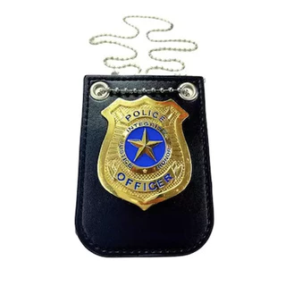 Distintivo Policial Acessório para Festa Fantasia e Carnaval