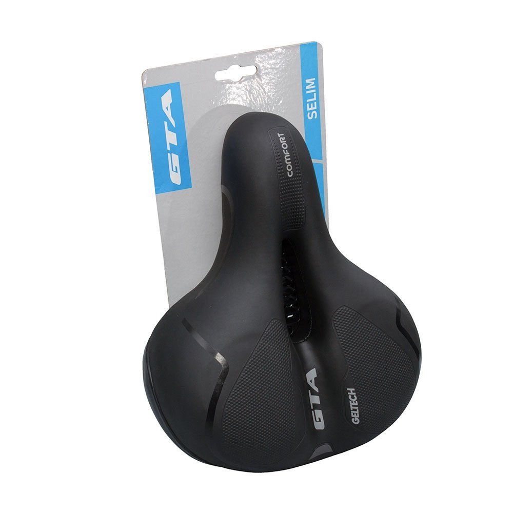 Selim Gel Bike Vazado GTA Banco Bicicleta Grande Confortável