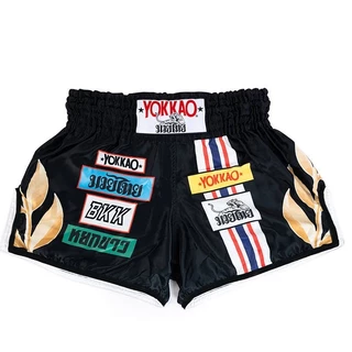 Yokkao Novo Estilo de Yokkao Calção Muay Thai de cintura alta Calção Muay Thai de boxe masculino de boxe feminino Calção Sanda de corrida Calção esportivo de treinamento de combate Calção Muay Thai Calção Muay Thai de boxe feminino