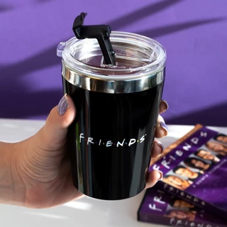 Copo Térmico 300ml Friends It\'s Your Lobster Mantém a Temperatura Água, café, chá, achocolatado