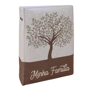 Álbum Fotográfico 15x21 para 100 Fotos FAMÍLIA Marrom Adulto Momentos Viagens em Oferta na Shopee