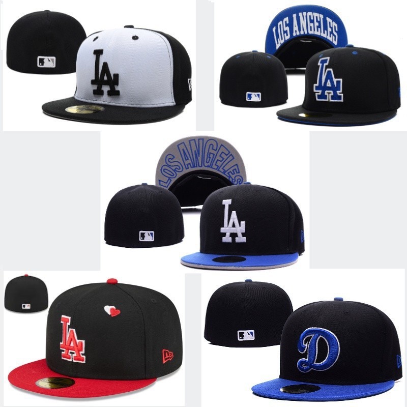 2024novos Bonés De Beisebol Dodgers Cards Bordados Chapéu De Hip Hop Totalmente Inclinado JQKC Com Frisos Planos