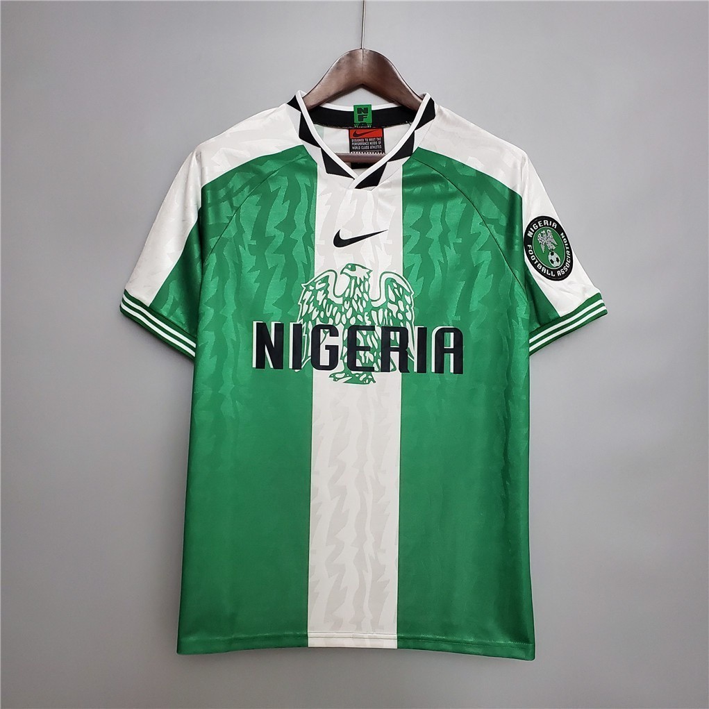 1994 96 98 Camisa De Futebol Retrô Para Casa Da Nigéria