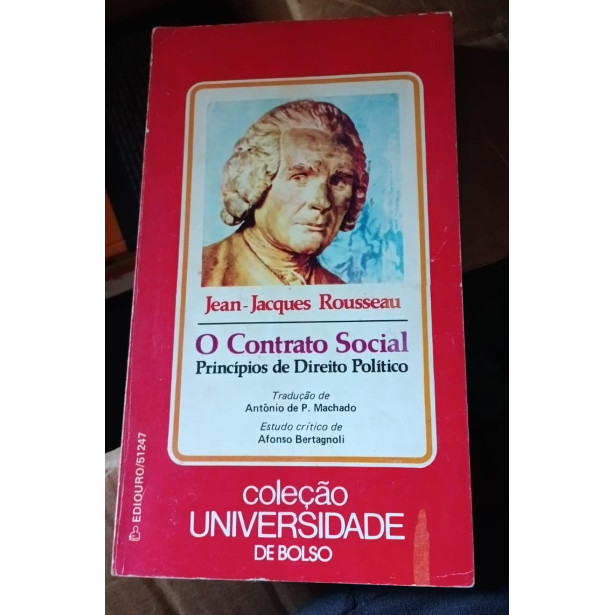 O contrato social de Jean Jacques Rousseau | Shopee Brasil