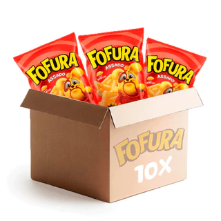 Salgadinho Fofura Palito Queijo - Pacote com 10 unidades de 60g