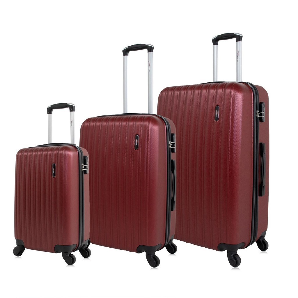 Conjunto malas de viagem Londres P, M e G Swiss Move Vinho