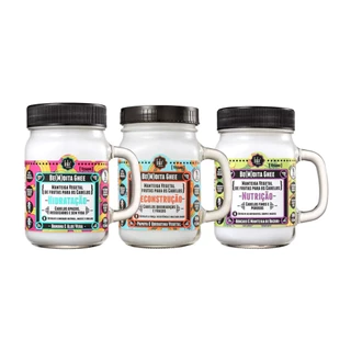 Kit Lola Cosmetics Grande Cronograma Capilar Be(m) dita Ghee 3x350G