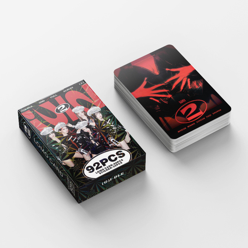 KPOP 92pcs/box GIDLE Photocard 2o Álbum Completo2 LOMO Cartão