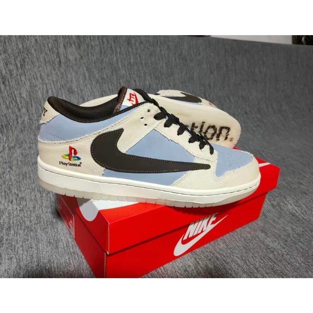 Novo design Travis Scott x Playstation x SB DUNK Low homens sapatos ...