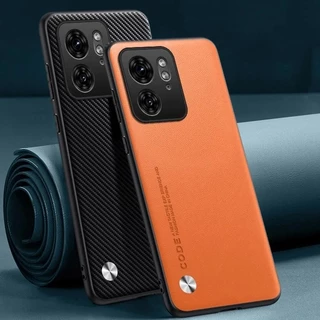 Capa De Couro PU De Luxo Para Motorola Moto Edge 40 Neo Traseira De Proteção De Silicone Mate Telefone 5G