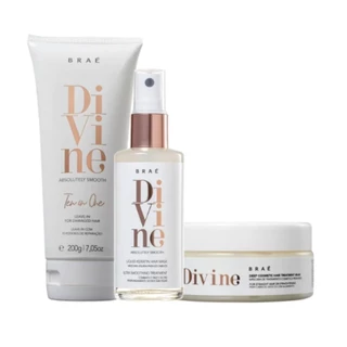 Kit Braé Divine Duo Mask Liquid Ten in one (3 Produtos)