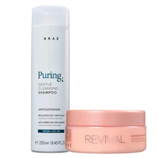 Kit Braé Puring Revival Oiliness and Hydration (2 Produtos)