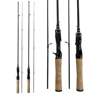 1,68/1,8m Varas De Pesca De Isca De Carbono De 2 Seções Peso De Fundição 0,5-8g De Potência Truta Ultralight Lure Mini Pole