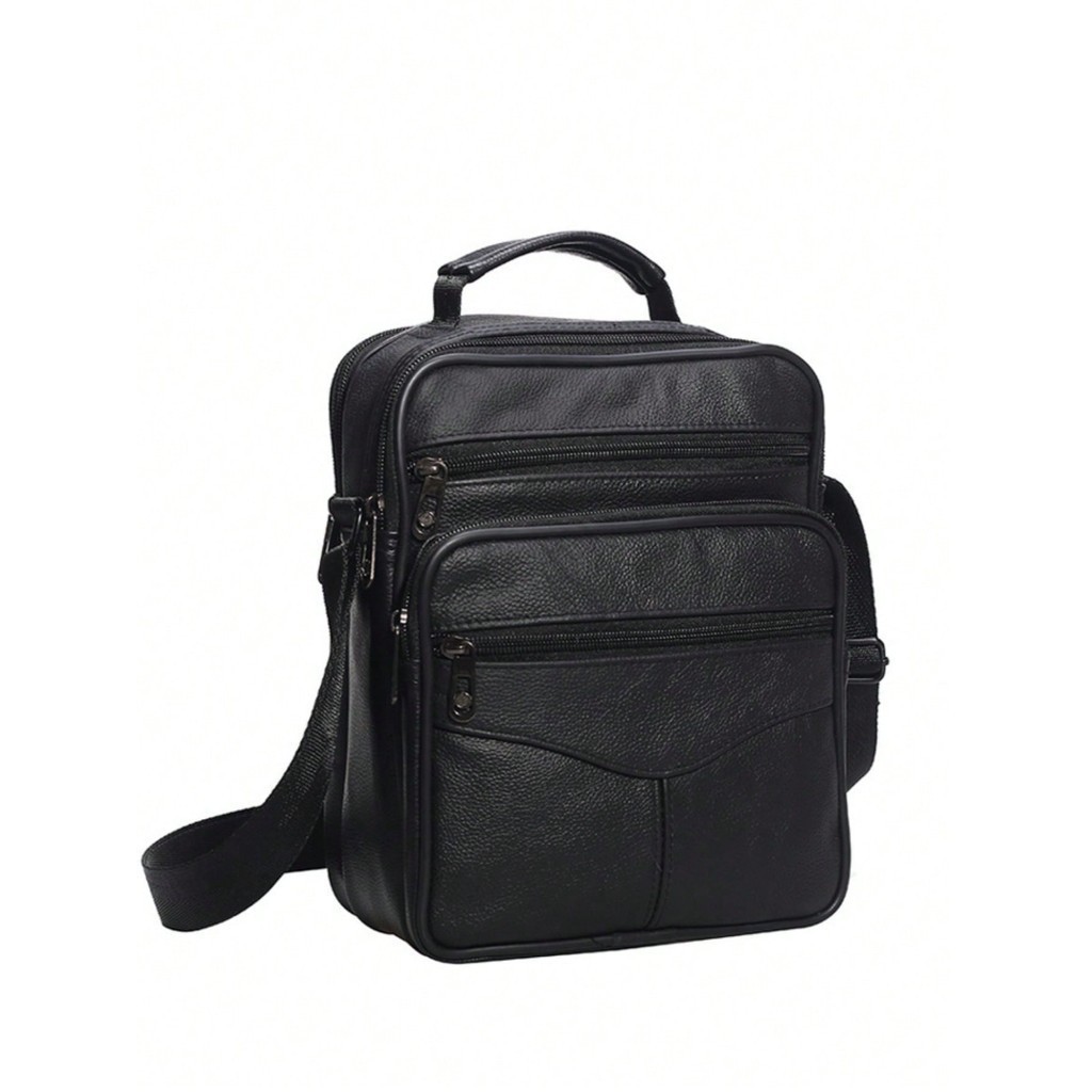 Bolsa Tiracolo Masculino de Couro Ombro