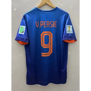 2014 Holanda Away ROBBEN SNEIJDER V.PERSIE Camiseta Personalizada De Alta Qualidade Retro Football Jersey